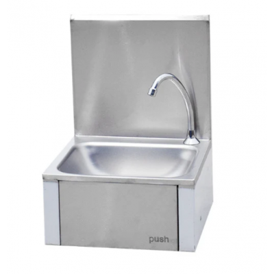 Stainless Steel HIGH BACK KNEE PUSH SINK first choice in the kitchen